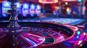 limo55 live casino table with multiple players and dealer